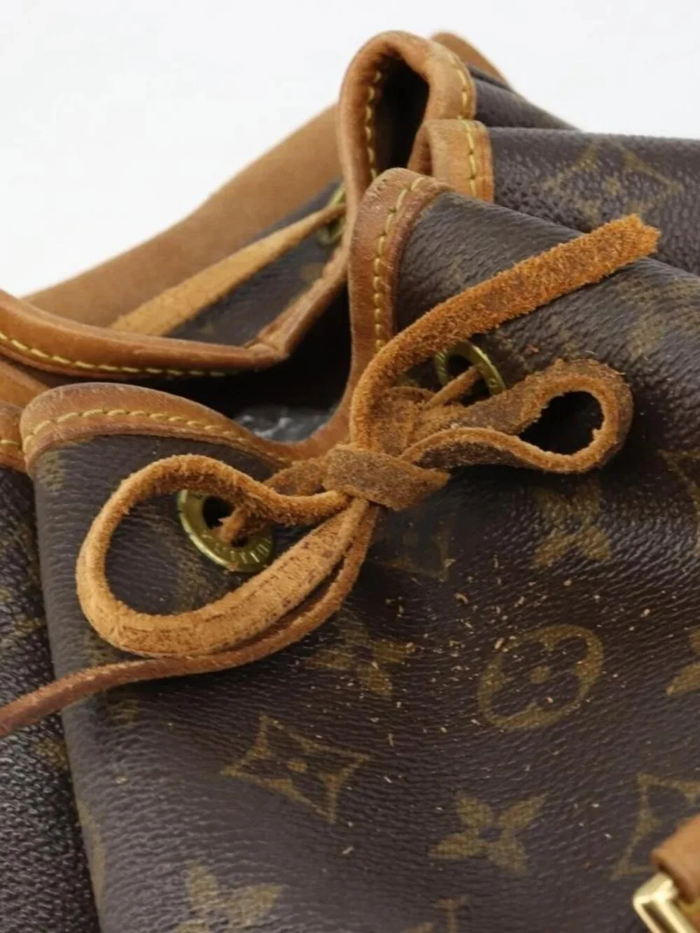 LOUIS VUITTON Monogram Montsouris MM Backpack M51136 LV Auth 184621